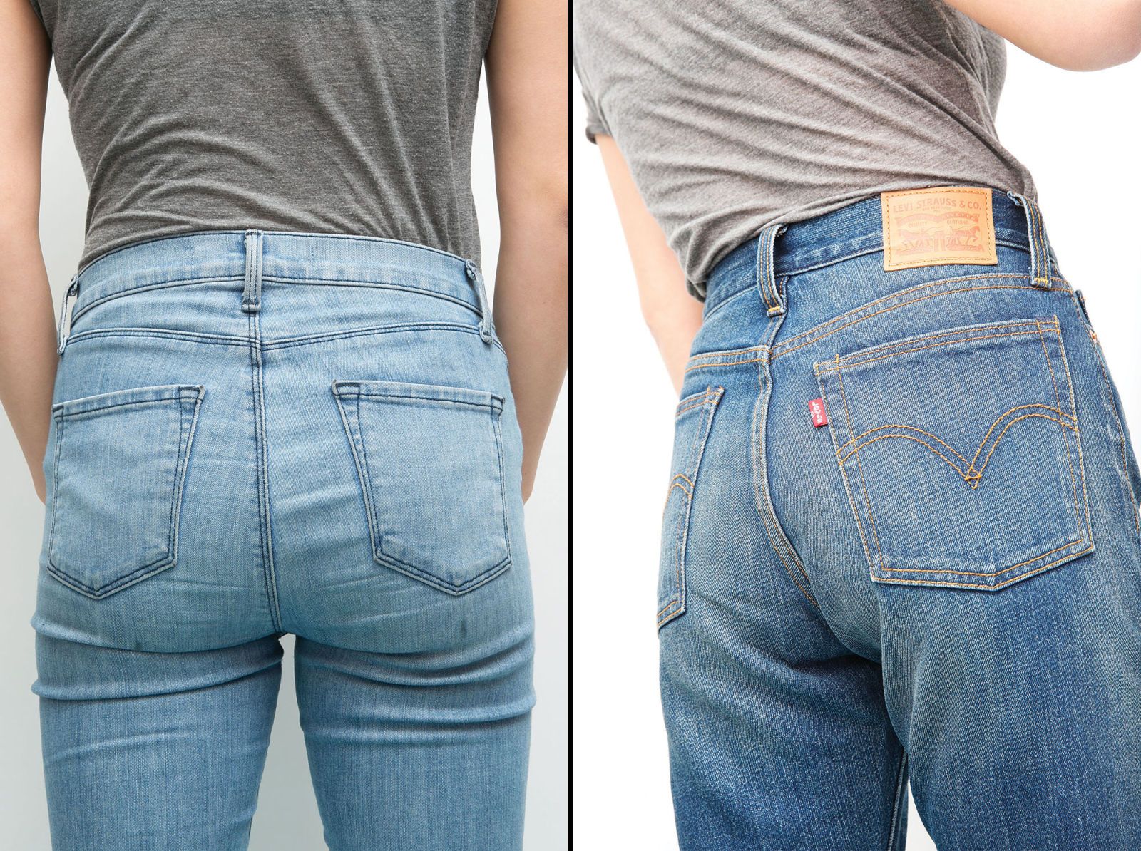 high waisted wedgie jeans
