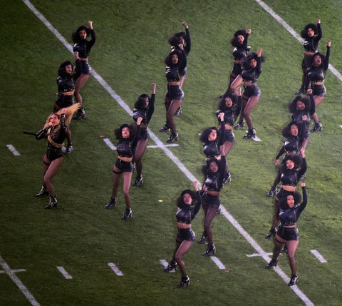 beyonce super bowl black eyes