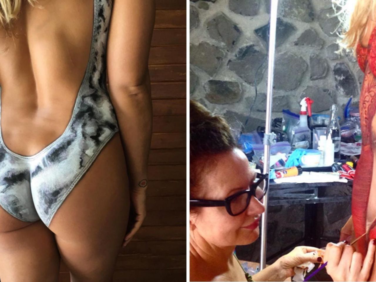 What It s Really Like to Be Naked and Body Painted for Sports