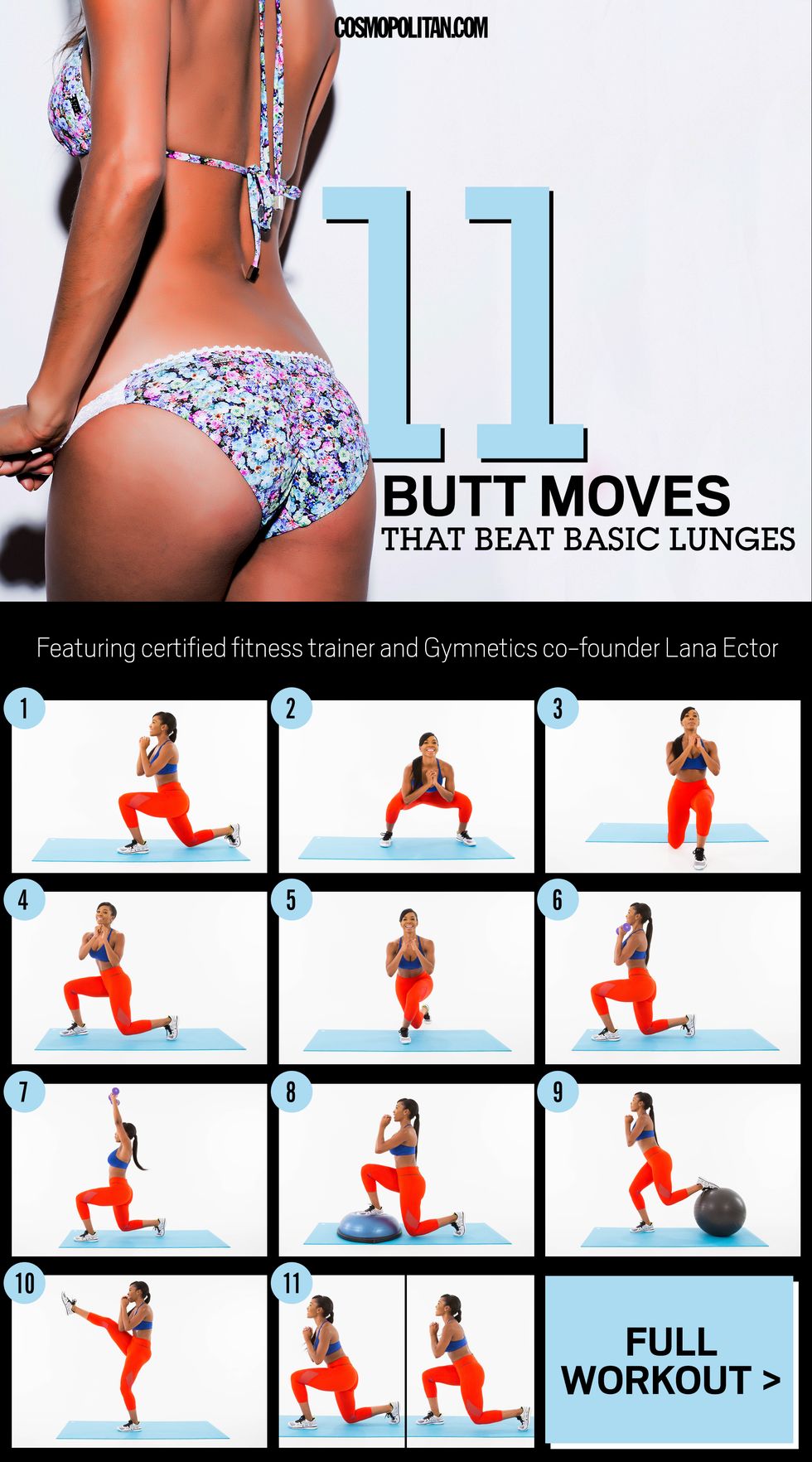 lunges before and after