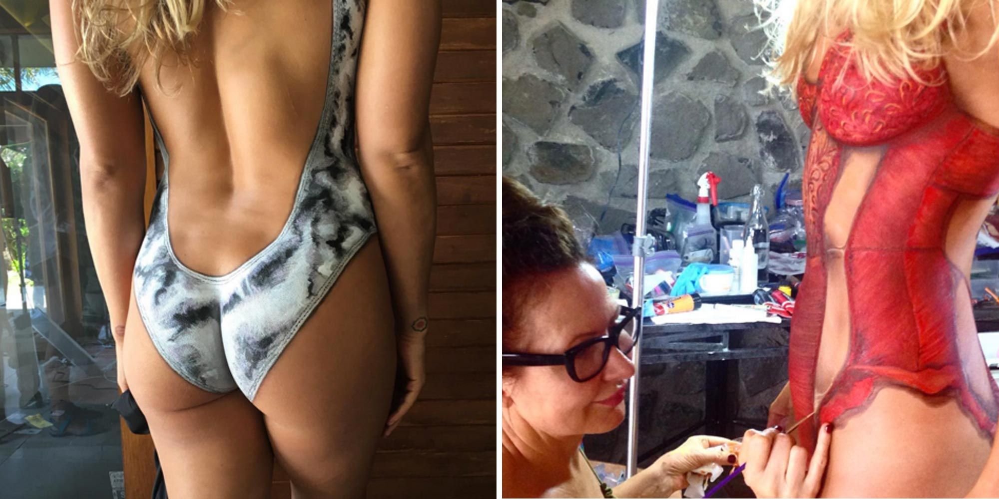 What It S Really Like To Be Naked And Body Painted For Sports Illustrated S Swimsuit Issue