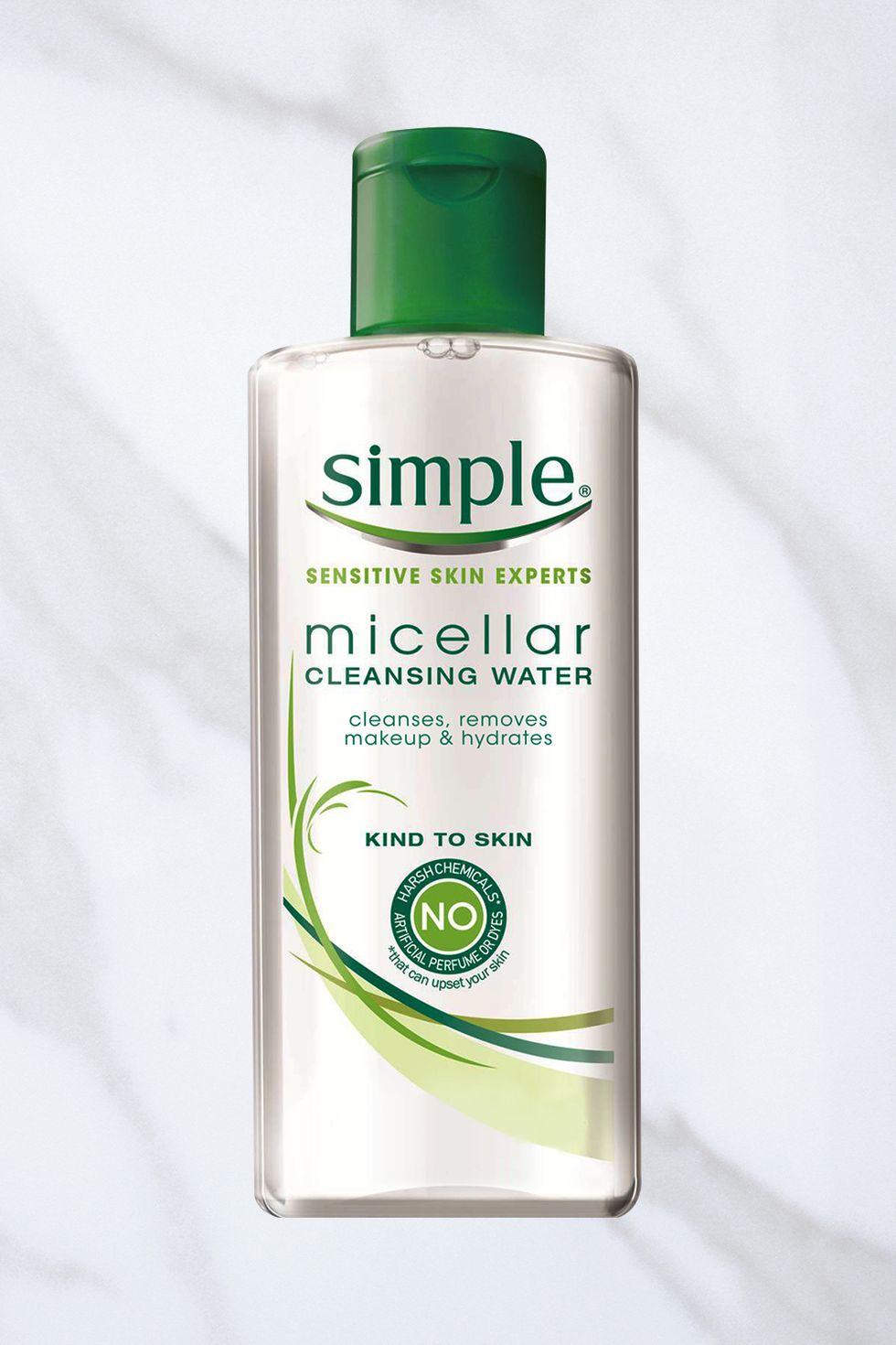 <p>"Nothing is sexier than a fresh, glowing face — it screams confidence," says Gita Bass, Simple Advisory Board Makeup Artist. She recommends <a href="http://www.target.com/p/simple-micellar-cleansing-water-6-7-oz/-/A-16751167#prodSlot=medium_1_1&term=simple+micellar+water" target="_blank">Simple Micellar Water</a>, $6, for an easy, pre-date (or post-sleepover) wash. "It thoroughly cleanses the skin, leaving it soft and instantly hydrated."</p>