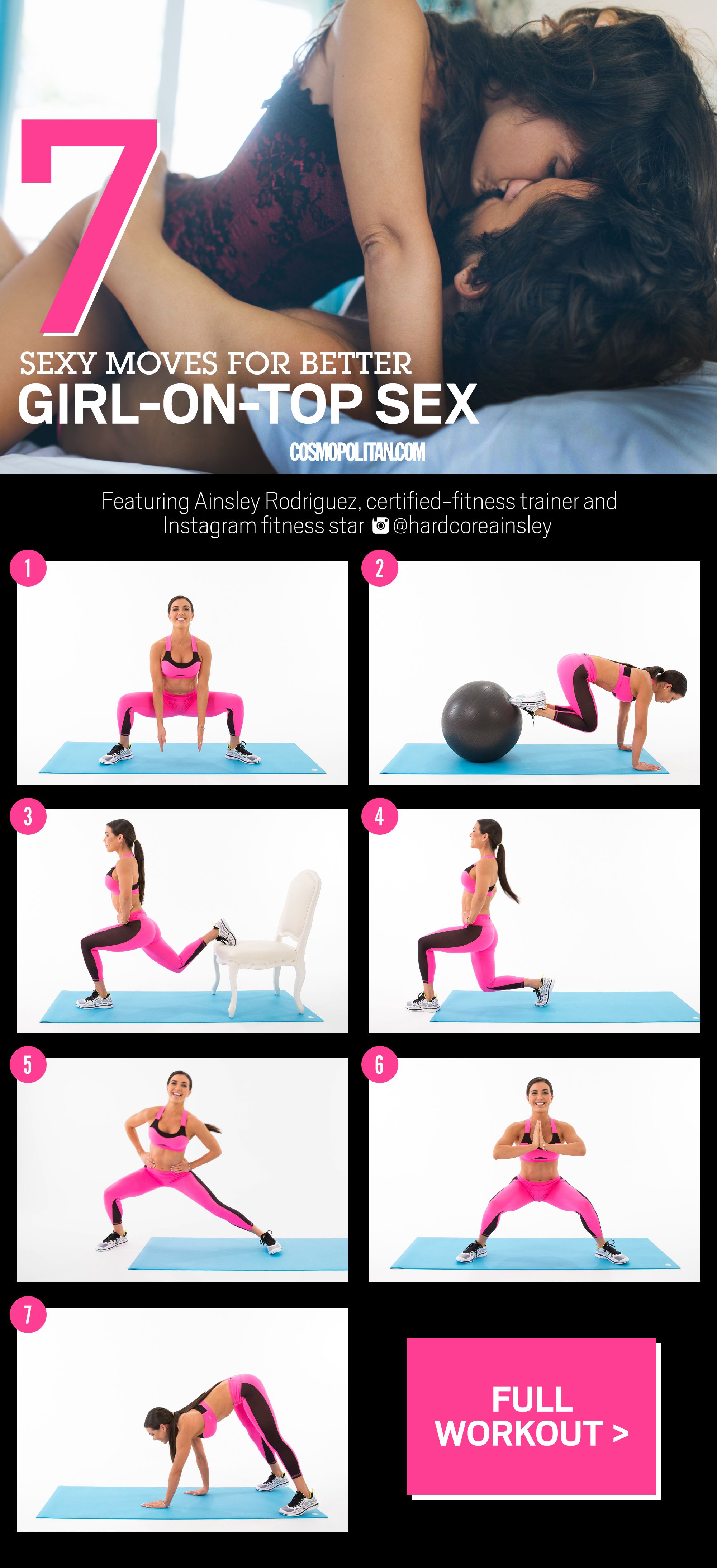 7 Workout Moves for Better Girl-On-Top