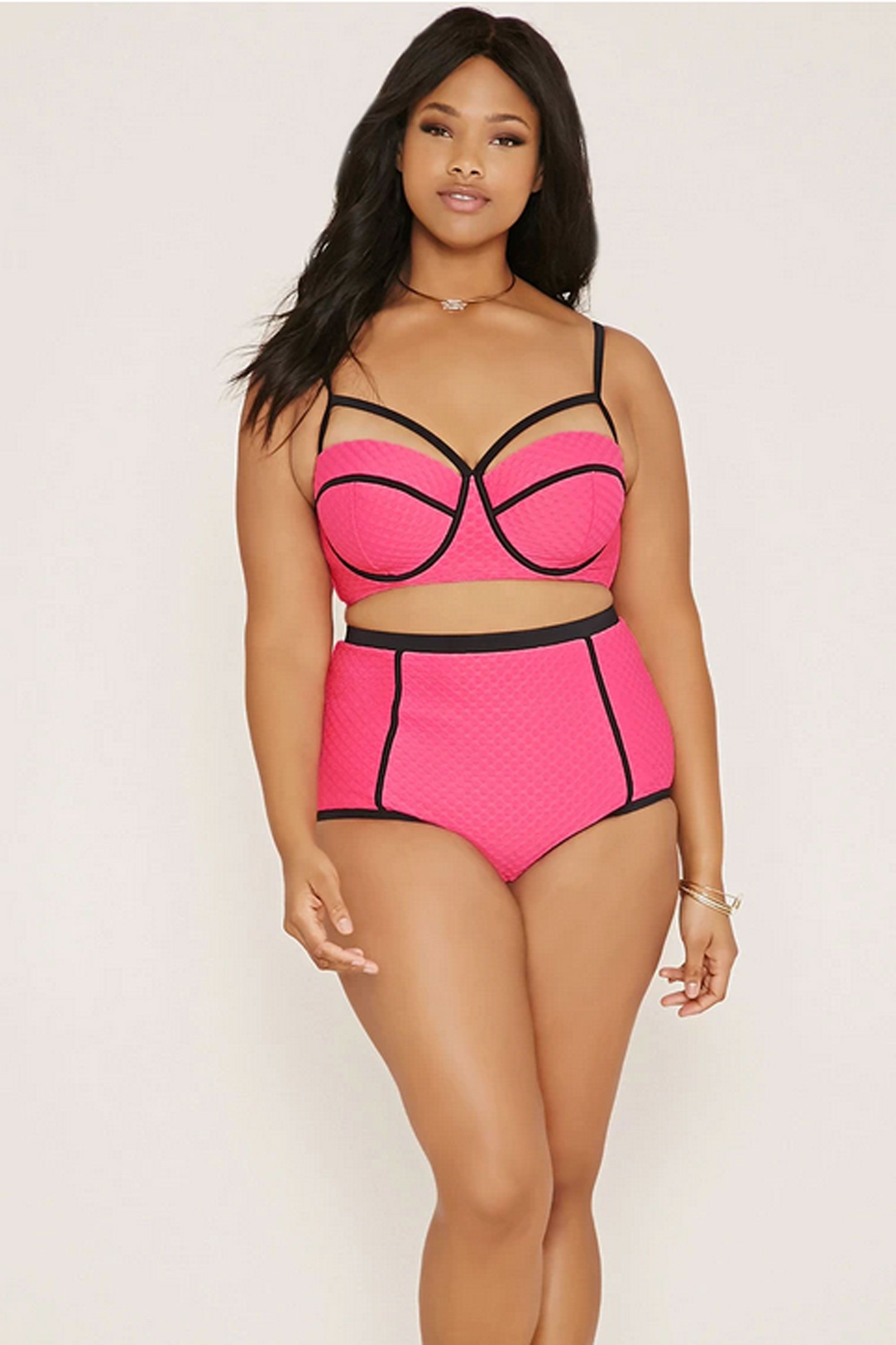 Forever 21 cheap high waisted swimsuit