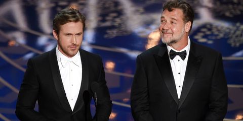 Ryan Gosling and Russell Crowe