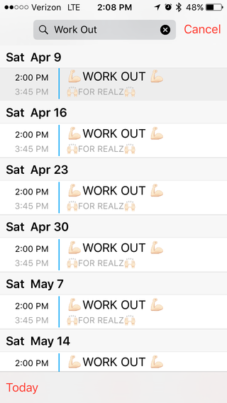 allenamento-calendar Immagine