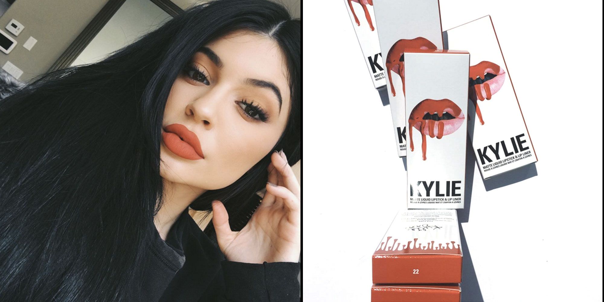 orange kylie lip kit