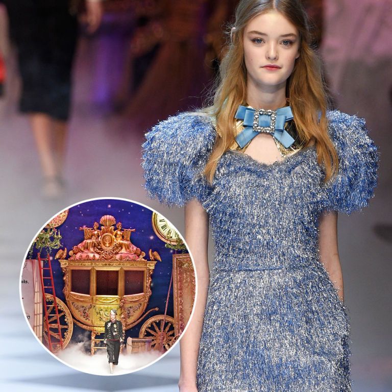 Dolce Gabbana Literally Brought Disney Fairy Tales to Life on the Runway