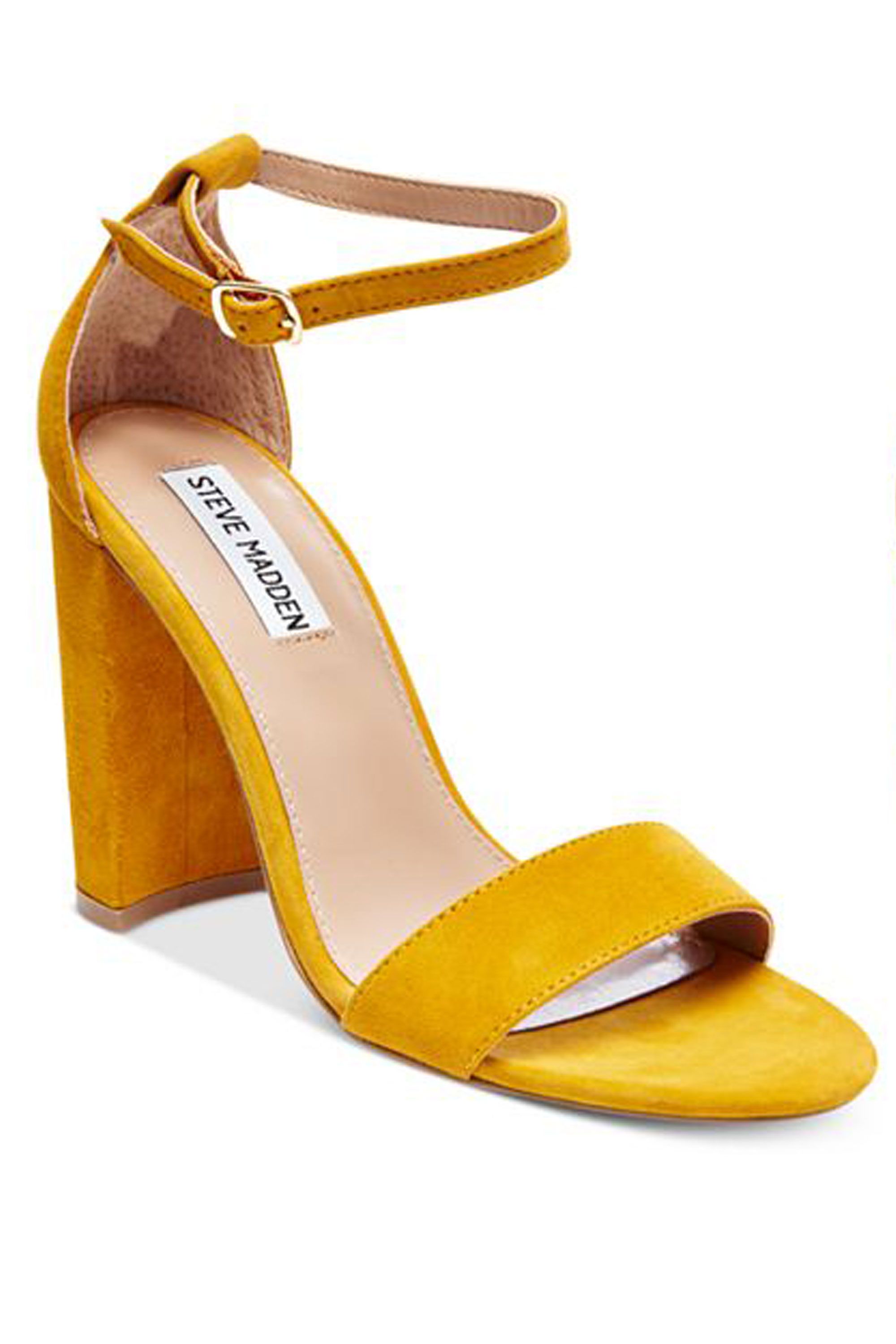 Josina-66 Women's Open Toe Ankle Strap Buckle Platform Chunky High Heels  Sandals Shoes ( Mustard, 5.5) - Walmart.com