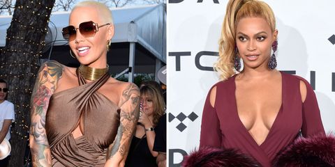 Amber Rose and Beyonce