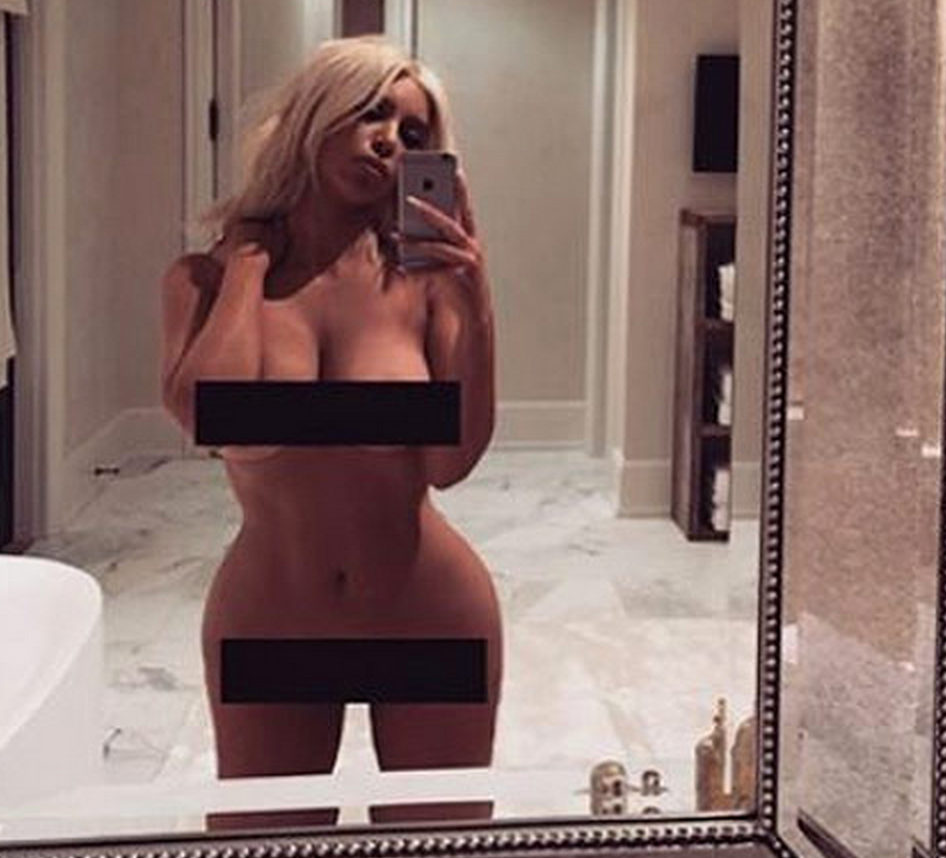 Kim Kardashian Nude Selfie Empowerment