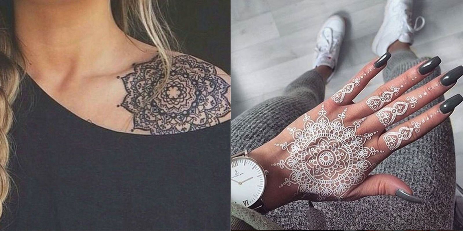 Faux Henna Tattoos for Kids | Pink Stripey Socks