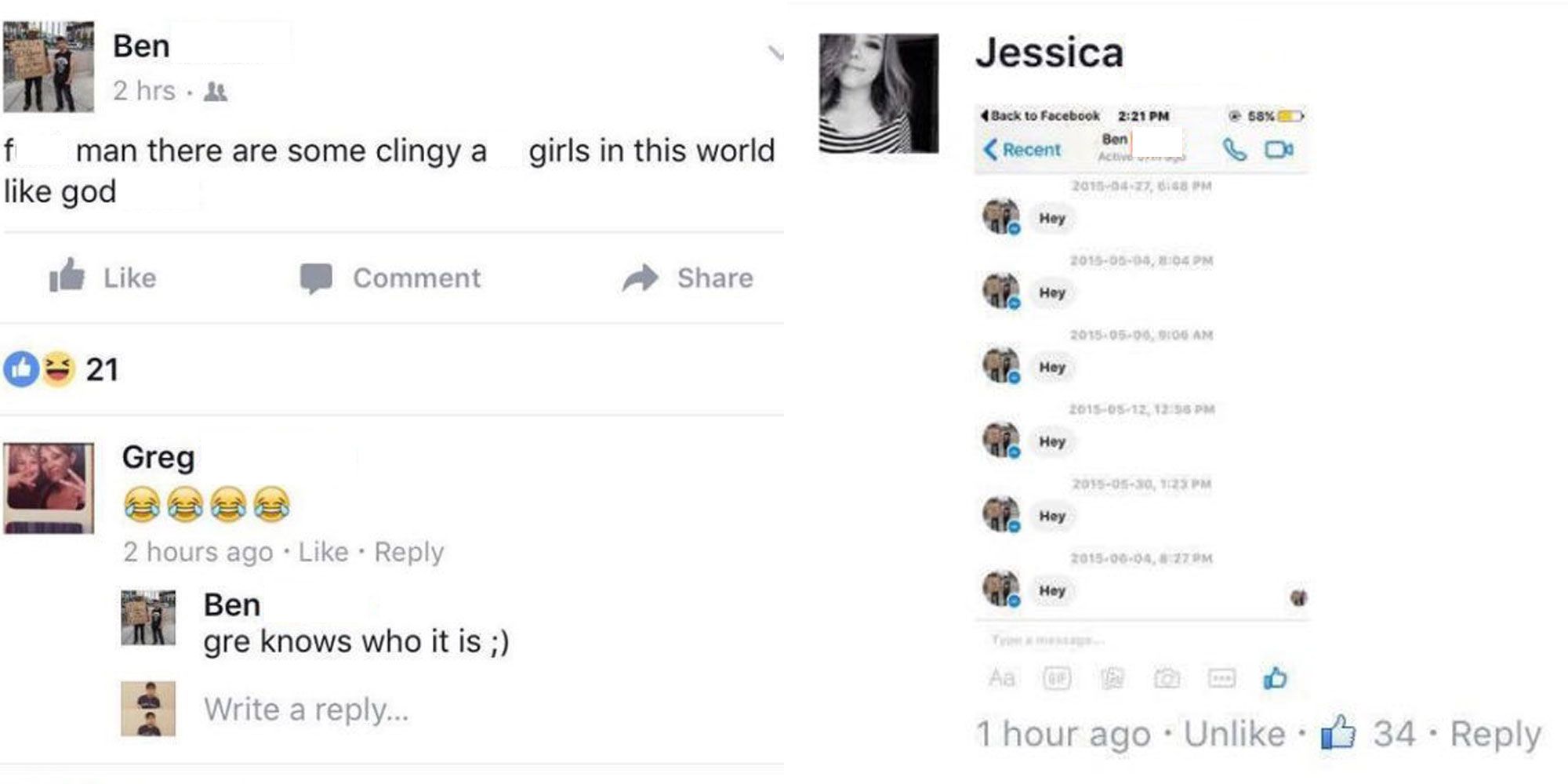 This Guy Complained About Clingy Girls On Facebook Then They Took Over His Comments