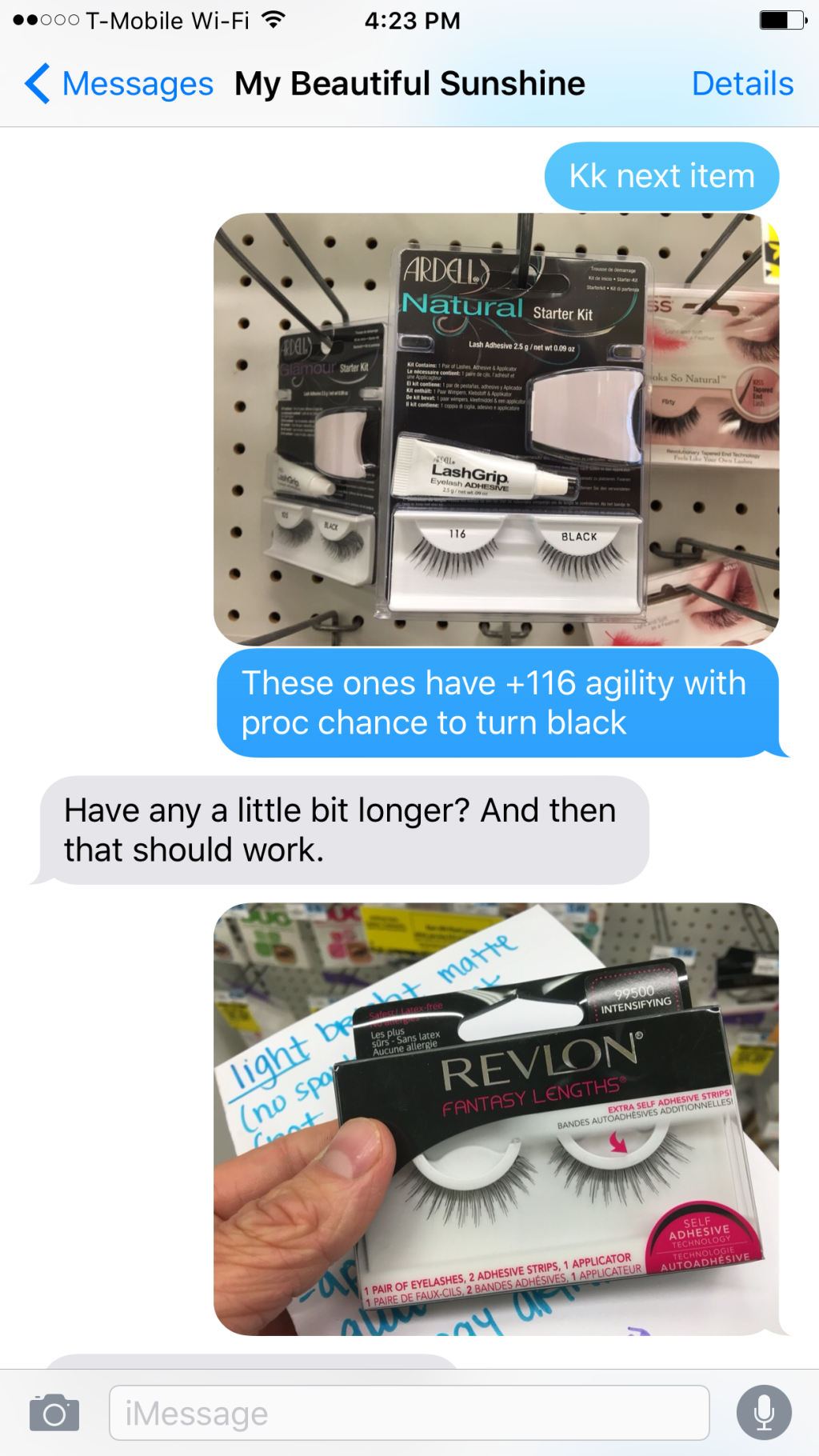 buying makeup for girlfriend