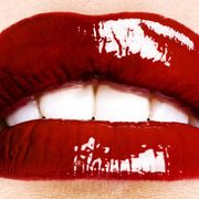 Lip, Red, Tooth, Organ, Carmine, Tints and shades, Eyelash, Photography, Material property, Close-up, 
