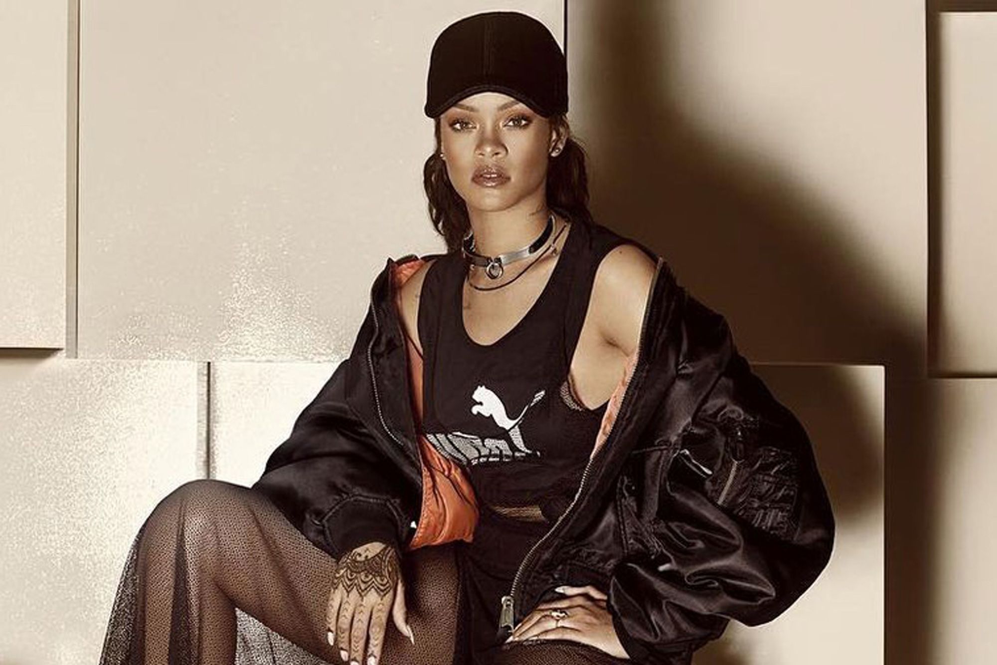 Rihanna's Latest Puma Shoe Design Is A Furry Sandal