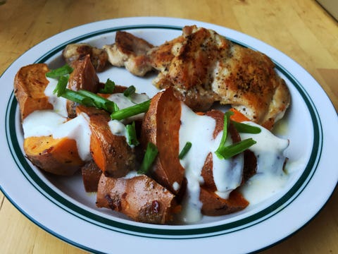 tonificalo pollo e patate dolci Immagine