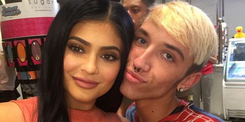 Kylie Jenner and Fan Johnny Cyrus