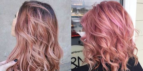 Rose Gold Hair Is The Latest Hair Color Trend 12 Pink Hair
