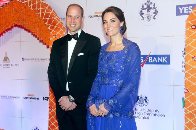 Kate Middleton Shines in Baby Blue on First Red Carpet Since