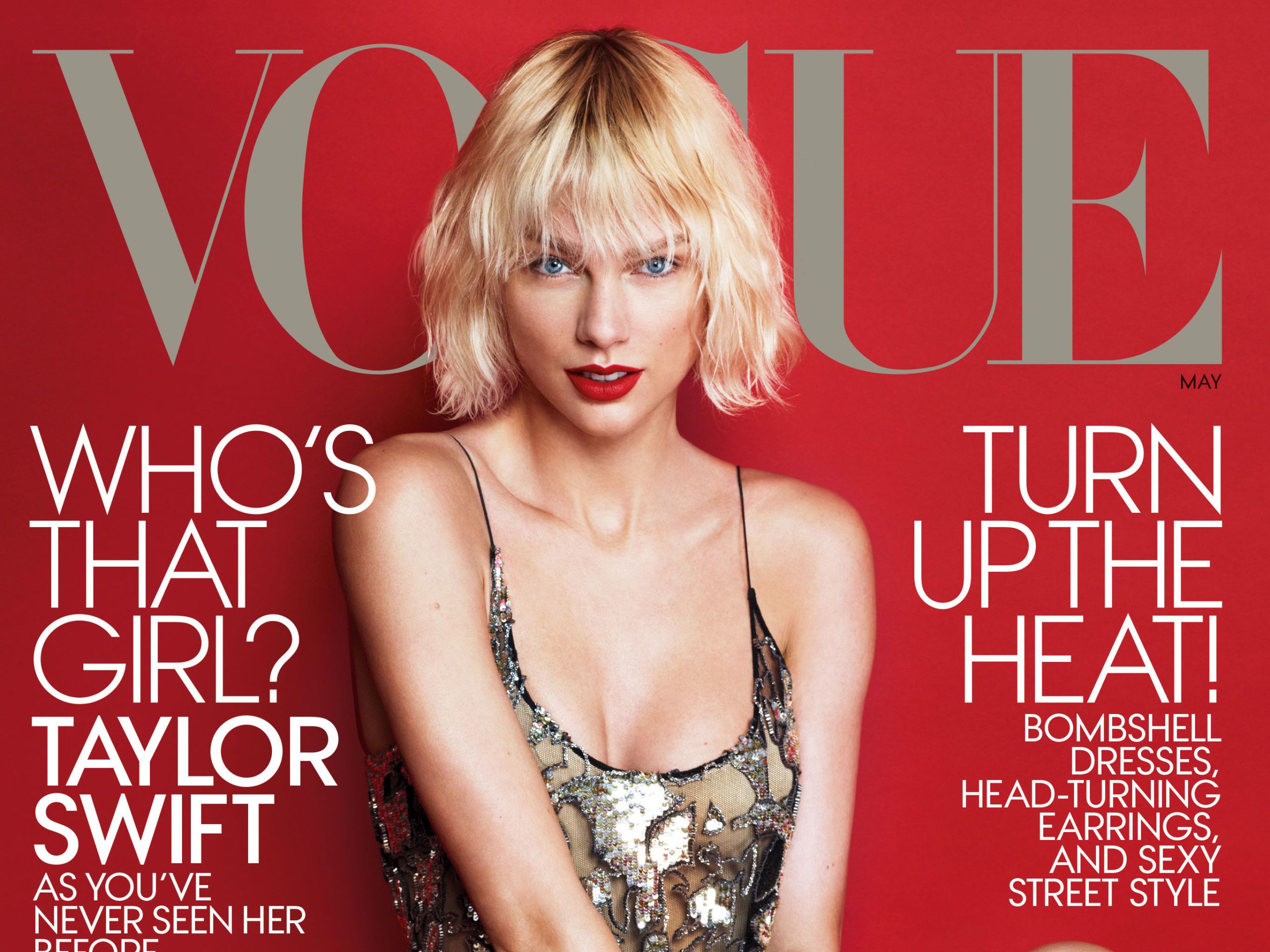 May 2016 Taylor Swift Vogue Magazine USA Edition Fashion