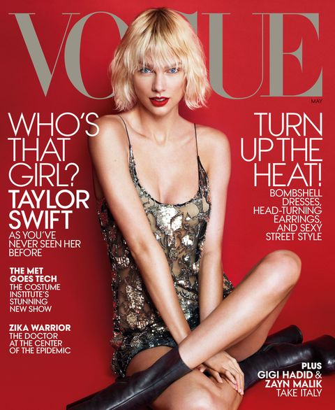 Taylor Swift Covers The May 2016 Issue Of Vogue Magazine