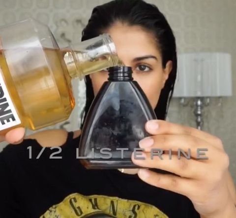 This Beauty Vlogger Uses Mouthwash To Get Rid Of Dandruff