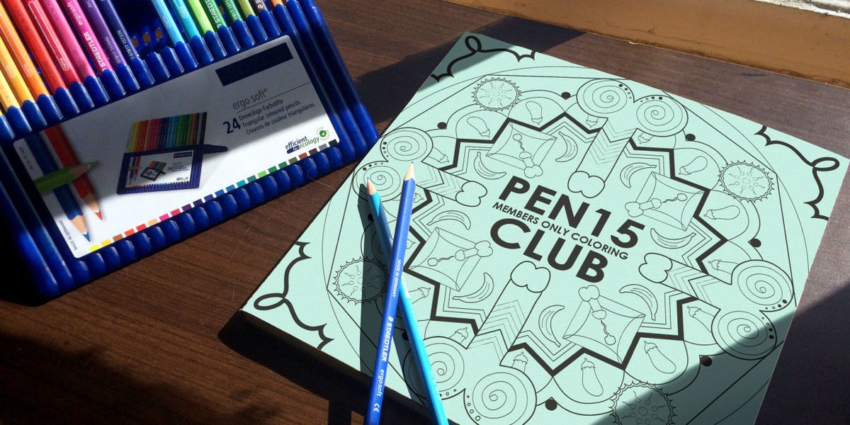 Why I Created a Penis Coloring Book Pen15 Club Coloring Book