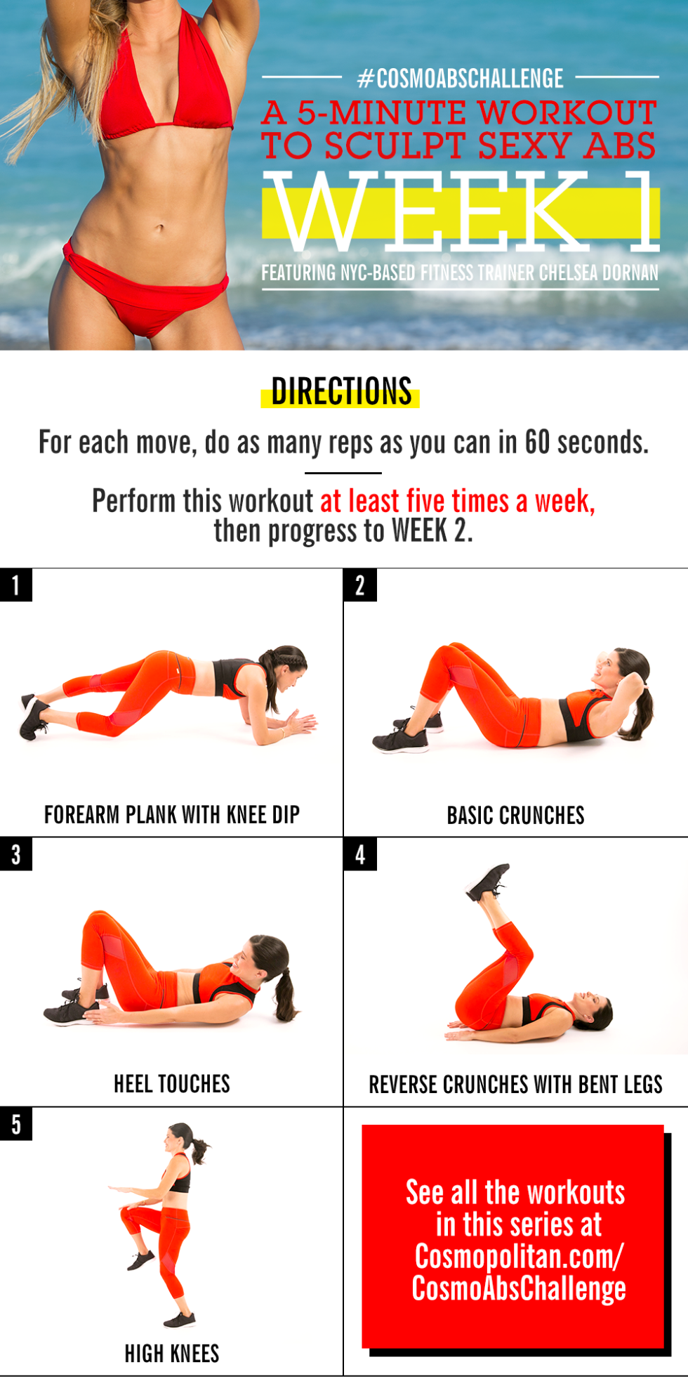Week Abs Workout Challenge and Exercise 