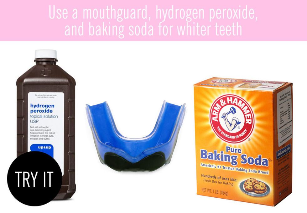 will hydrogen peroxide and baking soda whiten teeth