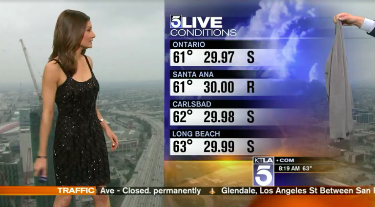 This Meteorologist Was Forced To Put On A Sweater During Her Live 