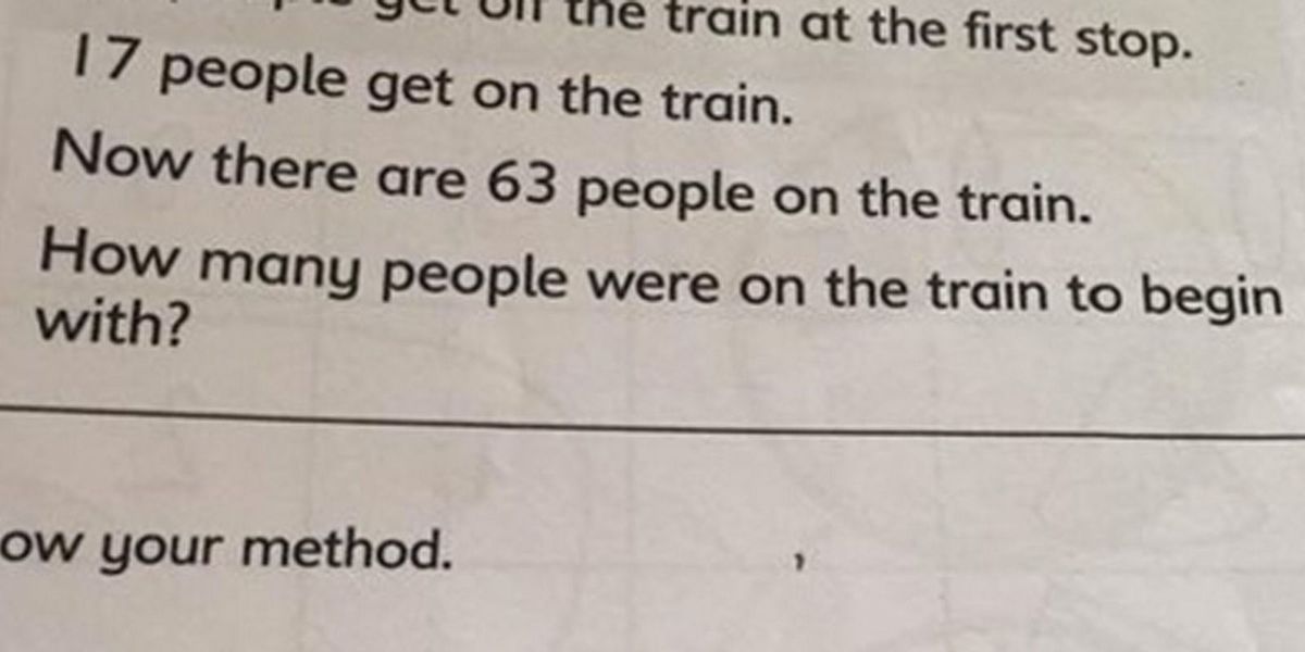 This Math Problem for 7-Year-Olds Is Going Viral Because No One Can