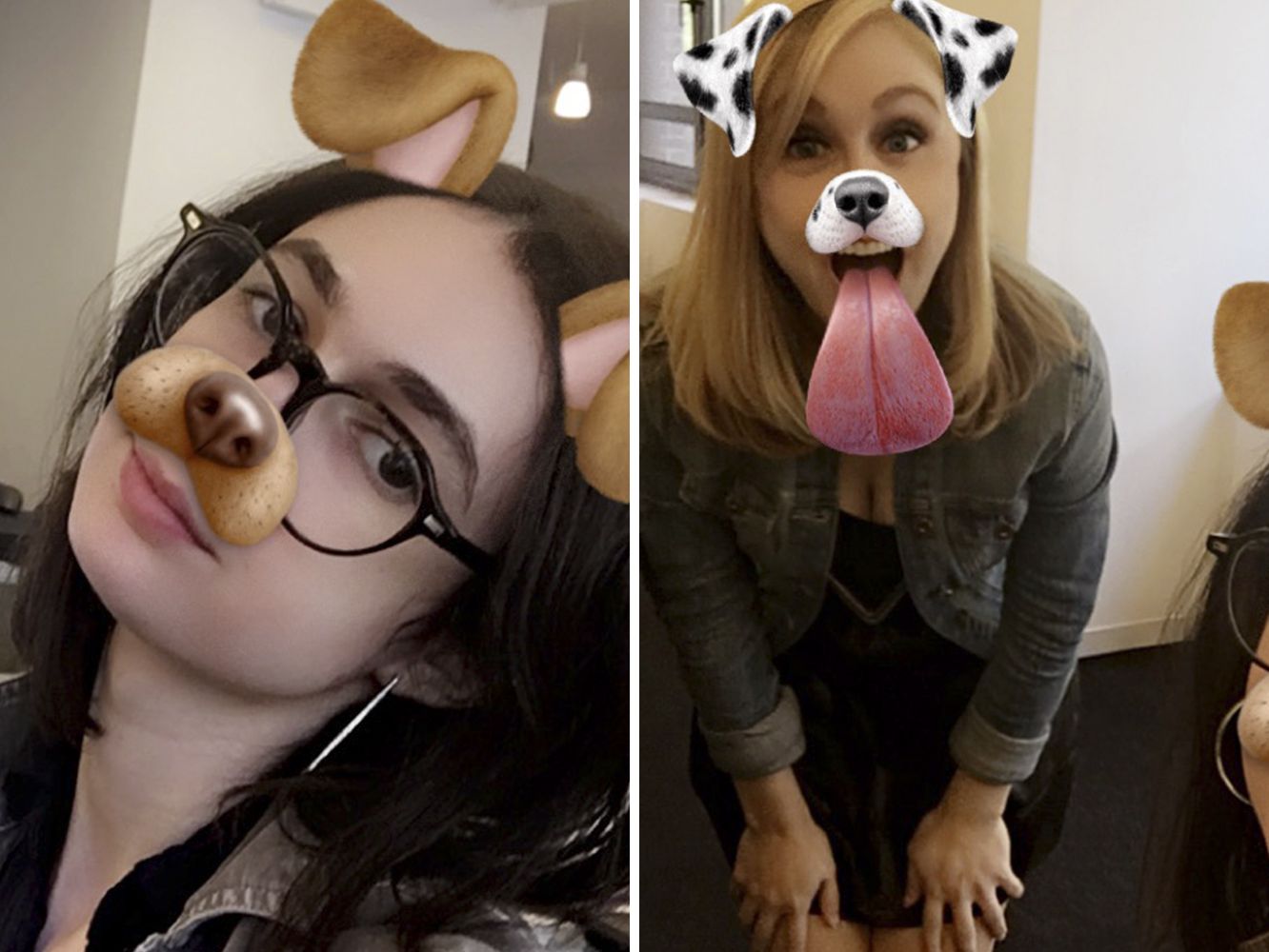 how do you get the dog face on snapchat