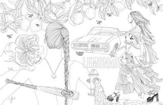 This Illustrator Turned Beyonces Lemonade Into A Coloring Book