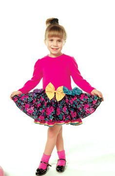 Clothing, Textile, Magenta, Pink, Happy, Baby & toddler clothing, Purple, Dress, Pattern, Costume accessory, 