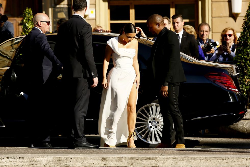 Kim Kardashian and Kanye West at the Opera