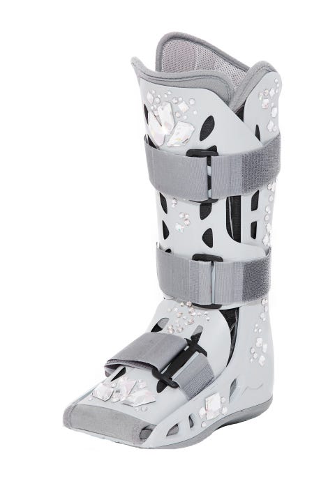 The Unexpected Thing That Happened When I Bedazzled My Cast