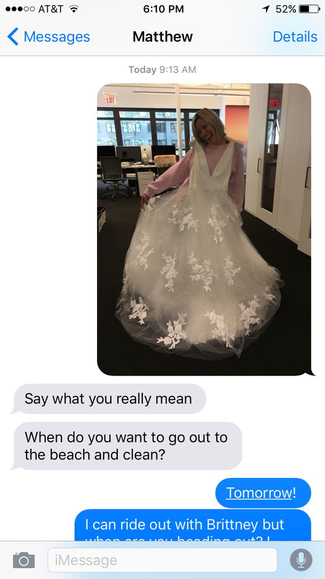 13 Women Texted Photos of Themselves in Wedding Dresses to Their Boyfriends
