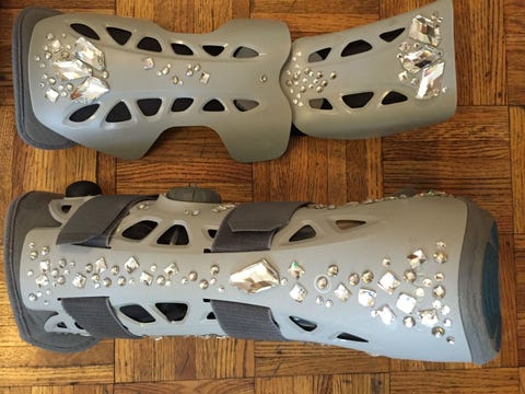 The Unexpected Thing That Happened When I Bedazzled My Cast