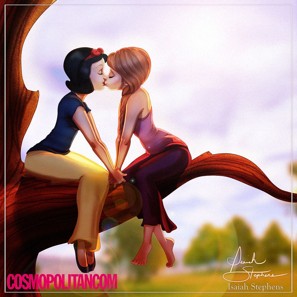 If Disney Princesses Fell In Love (With Each Other)