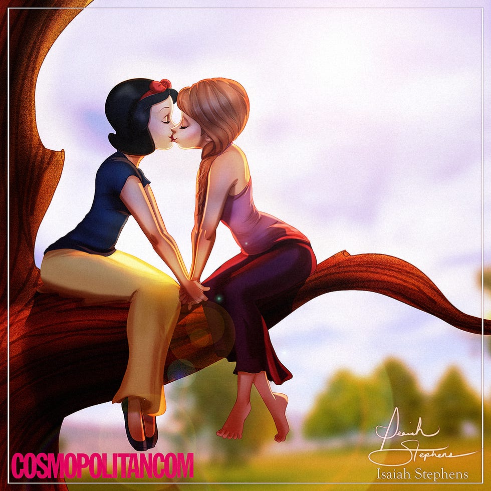 If Disney Princesses Fell In Love (With Each Other) If Disney Princesses Fell In Love (With Each Other)