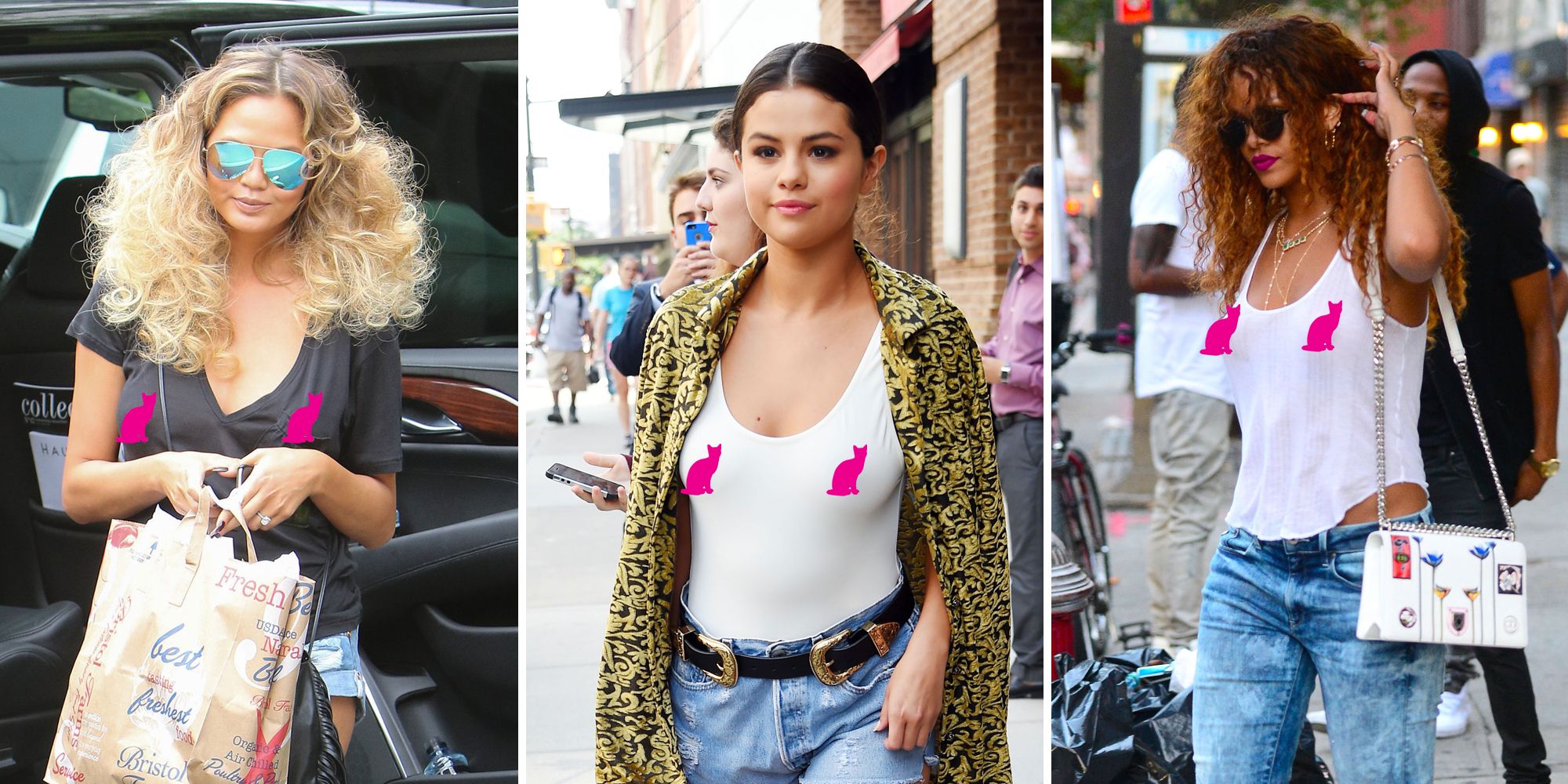 Celebrity Braless In Public Telegraph