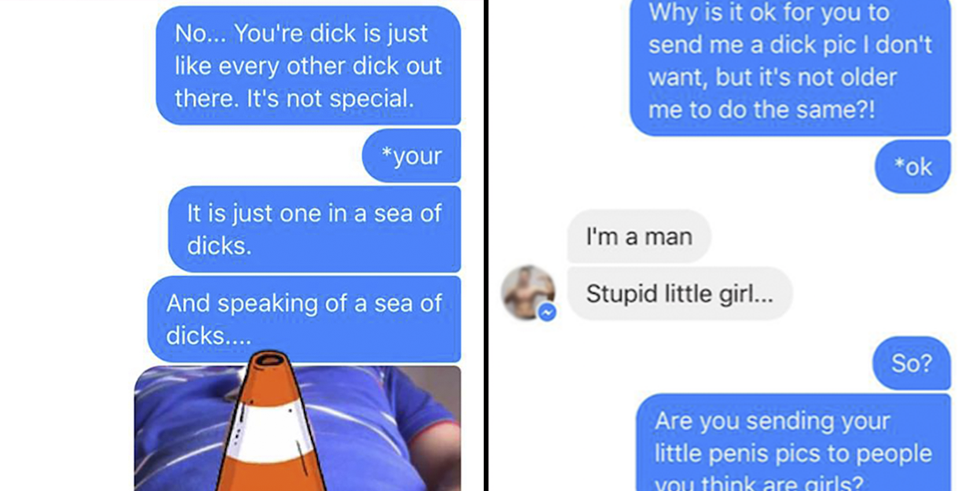 I sent a dick pic to my gay friend
