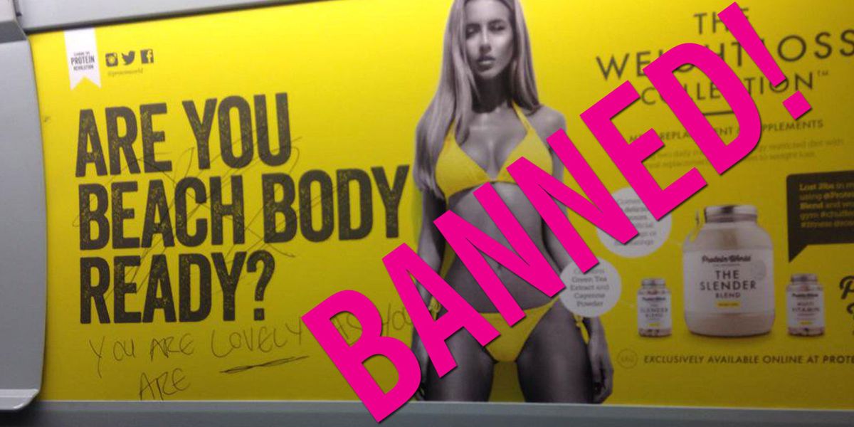 Londons Mayor Just Banned Body Shaming Ads On The Underground