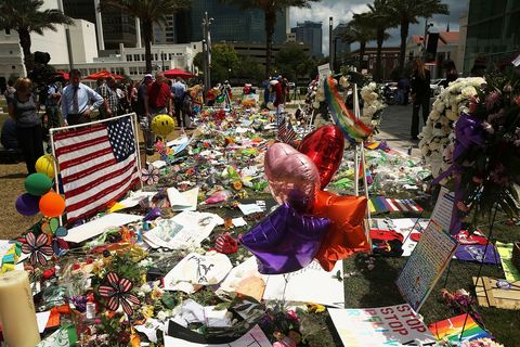 Memorial After Orlando Shooting