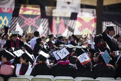 Stanford Graduation Brock Turner Protests