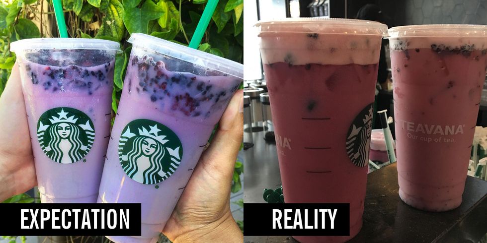 Purple Starbucks Advertising for sale