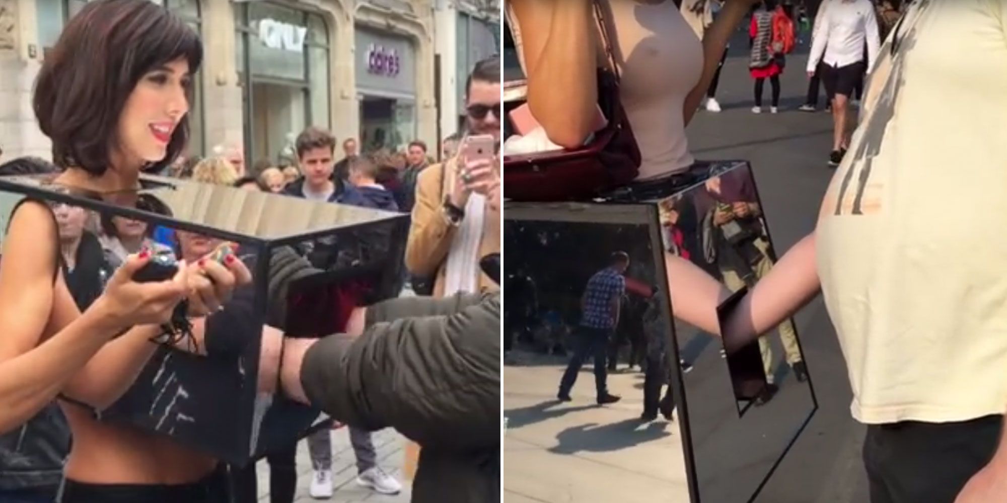 Hot girlletsstrangersfuckher Artist Milo Moire Let People Touch Her Vagina In Public Mirror Box Interview With Milo Moire