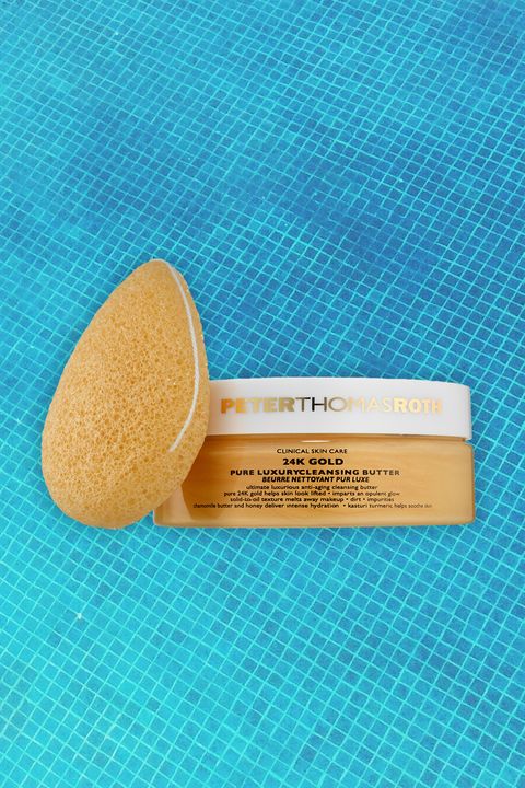 <p>It's impossible not to feel like a spoiled brat when you're slathering your face with this luxe cleanser, made with chamomile butter, turmeric, honey and yep, real gold. When you massage it in, the solid texture magically transforms into a silky oil. Or use it with the teardrop-shaped sponge for a gentle exfoliation. Either way, your skin will feel like, well, <i>butter</i>.</p><p><em><a href="http://seph.me/2aeieGZ" target="_blank">Peter Thomas Roth 24K Gold Pure Luxury Cleansing Butter</a>, $55</em><br></p>