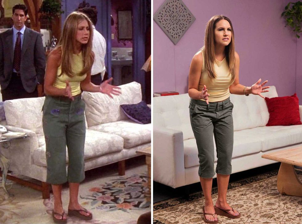 The many outfits of Rachel Green.. it's just Ever GREEN #friends